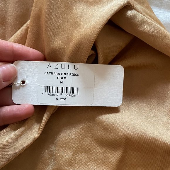 Azulu Gold Swimsuit with tags never worn - Picture 3 of 4